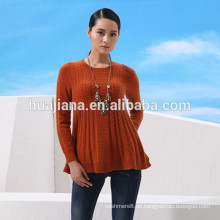 100% Cashmere Frau Pullover Kleid